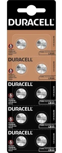 DURACELL PİL DÜĞME 1,5V 2x5 Lİ LR44 5003553