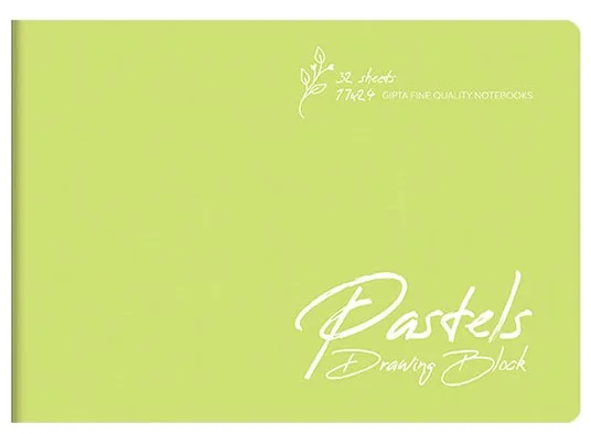 GIPTA RESİM DEFTERİ PASTELS 25x35 TEL DİKİŞLİ PP KAPAK 32 YP. 4161