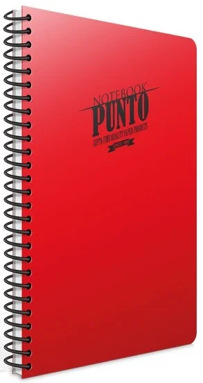 GIPTA DEFTER PUNTO A4 SPİRALLİ PP KAPAK 140 YP. KARELİ 6541
