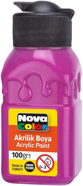 NOVA COLOR AKRİLİK BOYA 100 GR FUŞYA NC-2029