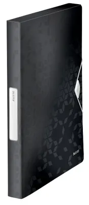 LEITZ LASTİKLİ DOSYA WOW ACTIVE KALIN L-4629 SİYAH