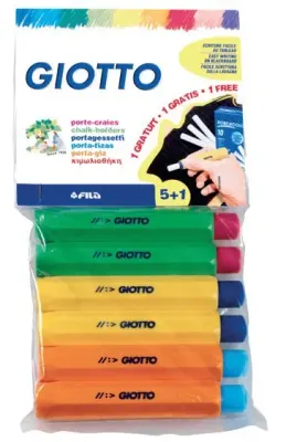 GIOTTO TEBEŞİR TUTACAĞI PLASTİK 5+1 692300
