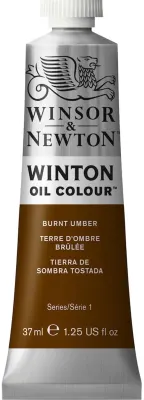 W&amp;N YAĞLI BOYA WINTON 37 ML BURNT UMBER 076 (3) WN-1414076