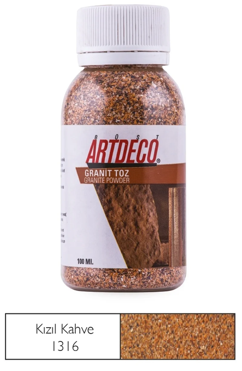 ARTDECO GRANİT TOZ 100 ML KIZIL KAHVE Y-029D-1316