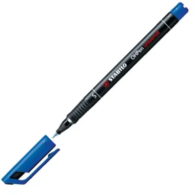STABILO ASETAT KALEMİ OHP SUPER FINE MAVİ 841/41