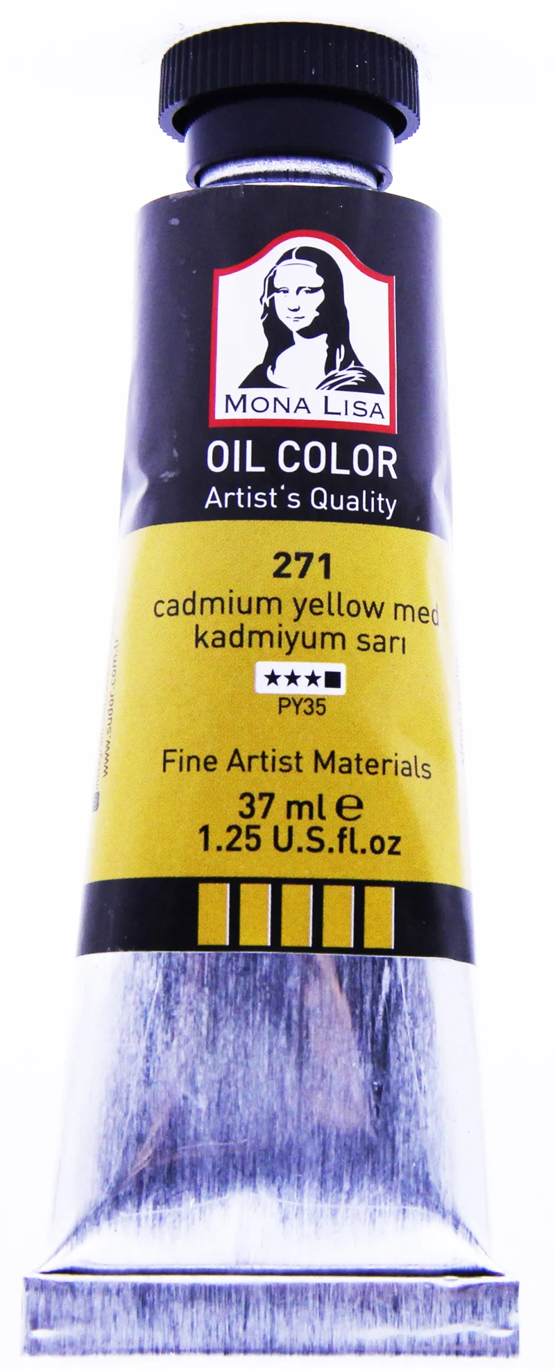 SÜDOR YAĞLI BOYA MONALISA 37 ML KADMİYUM SARI 271