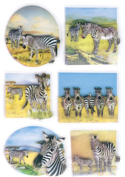 HERMA ETİKET MAGIC 3D FOIL ZEBRALAR 6254