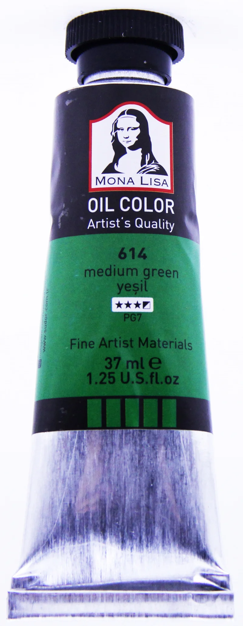 SÜDOR YAĞLI BOYA MONALISA 37 ML YEŞİL 614
