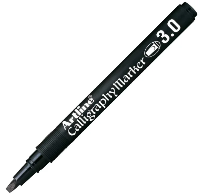 ARTLINE KALİGRAFİ KALEMİ CALLIGRAPHY MARKER PERMANENT 813 3.0 YEŞİL