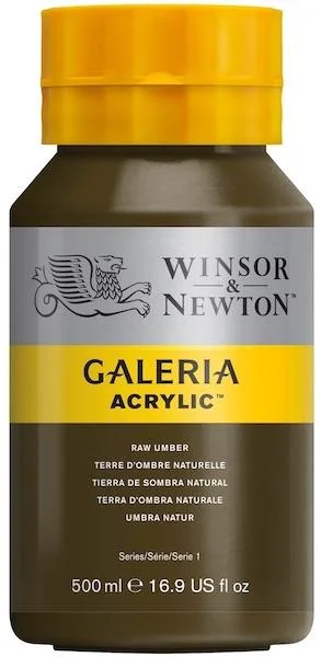 W&N AKRİLİK BOYA GALERIA 500 ML RAW UMBER 554 WN-2150554