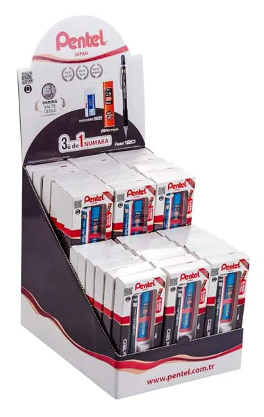 PENTEL VERSATİL KALEM OKUL SETİ A317 0.7 STAND 36 LI Y A317-36S-SET