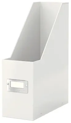 LEITZ MAGAZİNLİK WOW CLICK &amp; STORE L-6047 KARTON METALİK BEYAZ