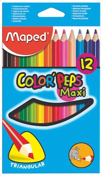 MAPED KURU BOYA COLOR PEP'S 12 Lİ MAXİ 834010