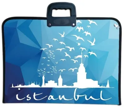 FANART ACADEMY PROJE ÇANTASI DESENLİ 38x53 CM İSTANBUL 2 F-9515.38D10