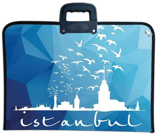 FANART ACADEMY PROJE ÇANTASI DESENLİ 38x53 CM İSTANBUL 2 F-9515.38D10