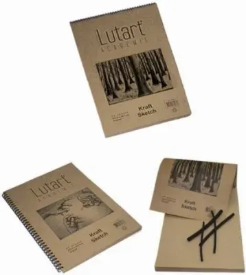LUTART ÇİZİM BLOĞU KRAFT SPİRALLİ A3 70 GR 50 YP CZB-SKA3