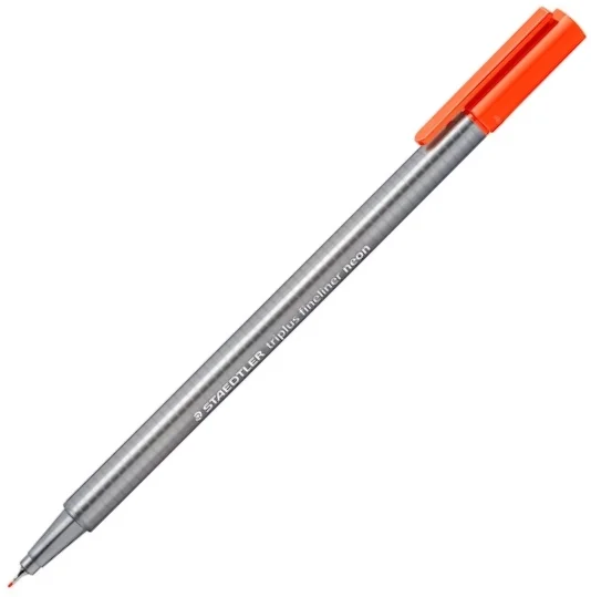 STAEDTLER FINELINER TRIPLUS 0.3 NEON KIRMIZI 334-201