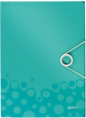 LEITZ LASTİKLİ DOSYA WOW ACTIVE İNCE L-4599 B.MAVİ
