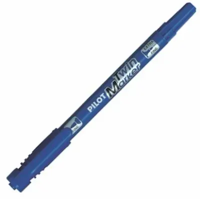 PILOT PERMANENT MARKER TWIN MAVİ SCA-TM-L