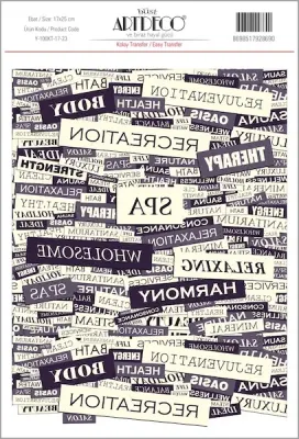 ARTDECO KOLAY TRANSFER 17x25 CM NO:23 Y-100-KT17-23