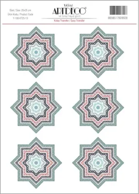 ARTDECO KOLAY TRANSFER 25x35 CM NO:13 Y-100-KT25-13