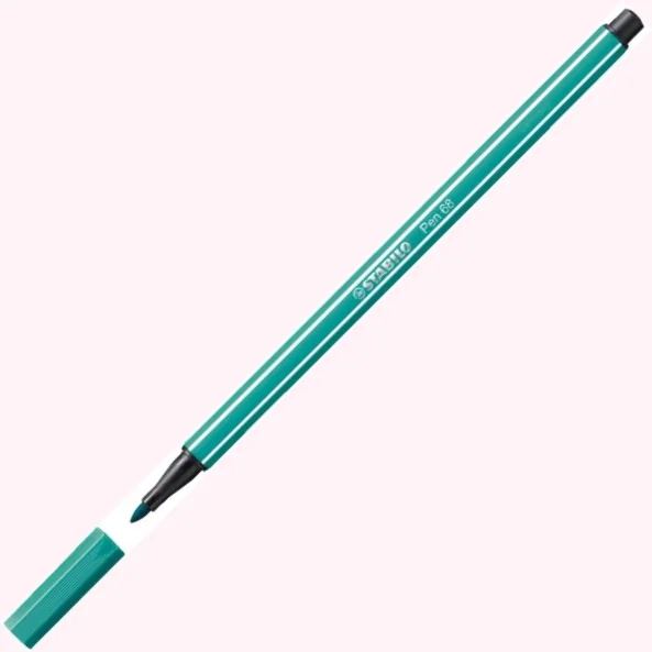 STABILO KEÇELİ KALEM PEN 68 TURKUAZ MAVİSI 68/51