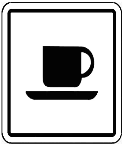 EKSTRAFİX UYARI LEVHASI 202 YUL-222 12x12 CM KAFETERYA-CAFE