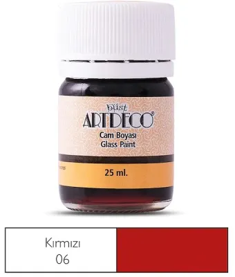ARTDECO CAM BOYASI 25 ML KIRMIZI Y-030A-06