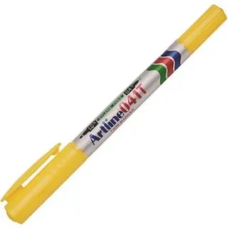 ARTLINE PERMANENT MARKÖR TWIN MARKER ÇİFT UÇLU 041T SARI A-EK-041T YELLO