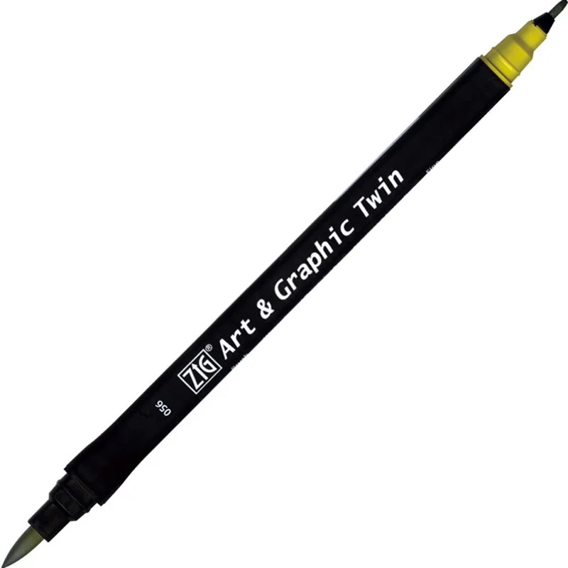 ZIG ART&amp;GRAPHIC TWIN TUT-80 056 MID GREEN