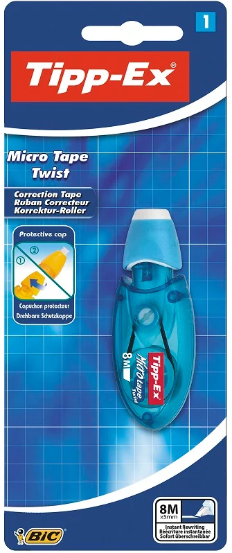 TIPP-EX ŞERİT SİLİCİ MICROTAPE TWIST 5 MM x 8 MT 1 Lİ BLS.8705001