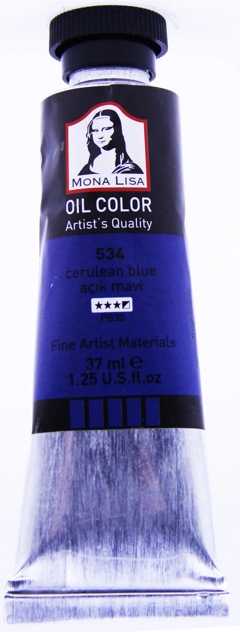 SÜDOR YAĞLI BOYA MONALISA 37 ML AÇIK MAVİ 534