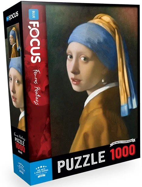 BLUE FOCUS PUZZLE 1000 PARÇA İNCİ KÜPELİ KIZ BF267