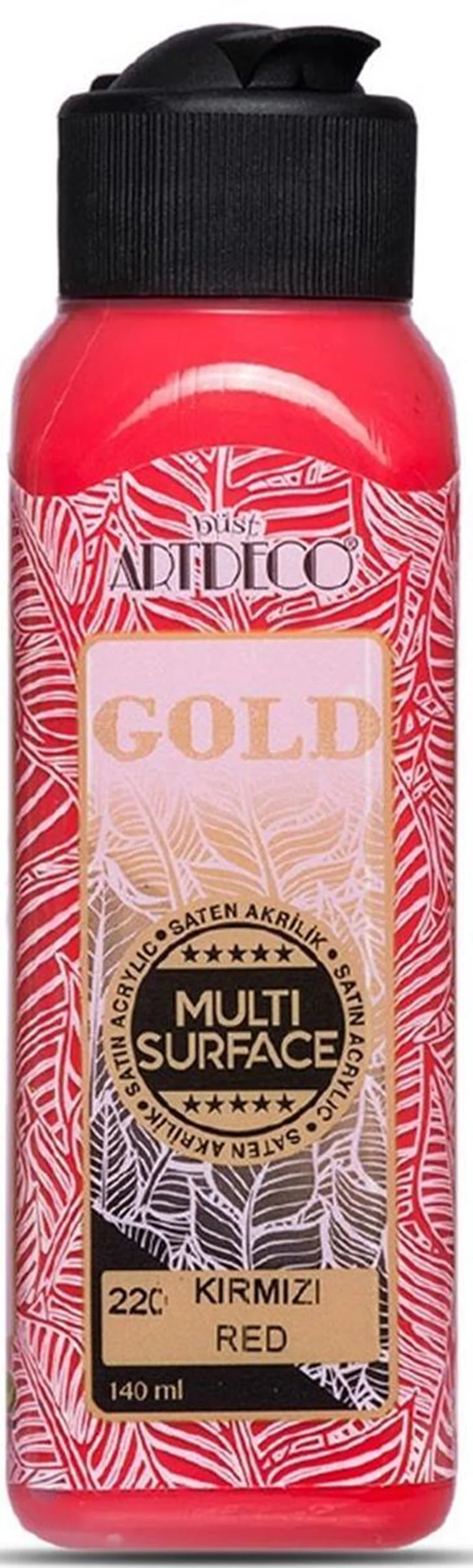 ARTDECO AKRİLİK BOYA GOLD MULTI-SURFACE 140 ML KIRMIZI Y-G70R-220