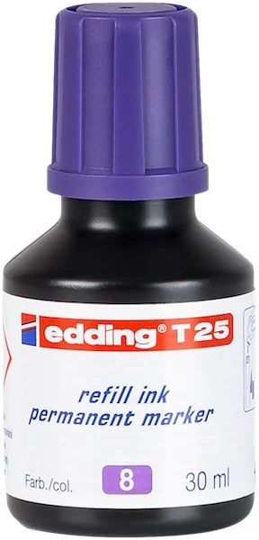EDDING PERMANENT MÜREKKEP 25 ML E-T25 KAHVERENGİ
