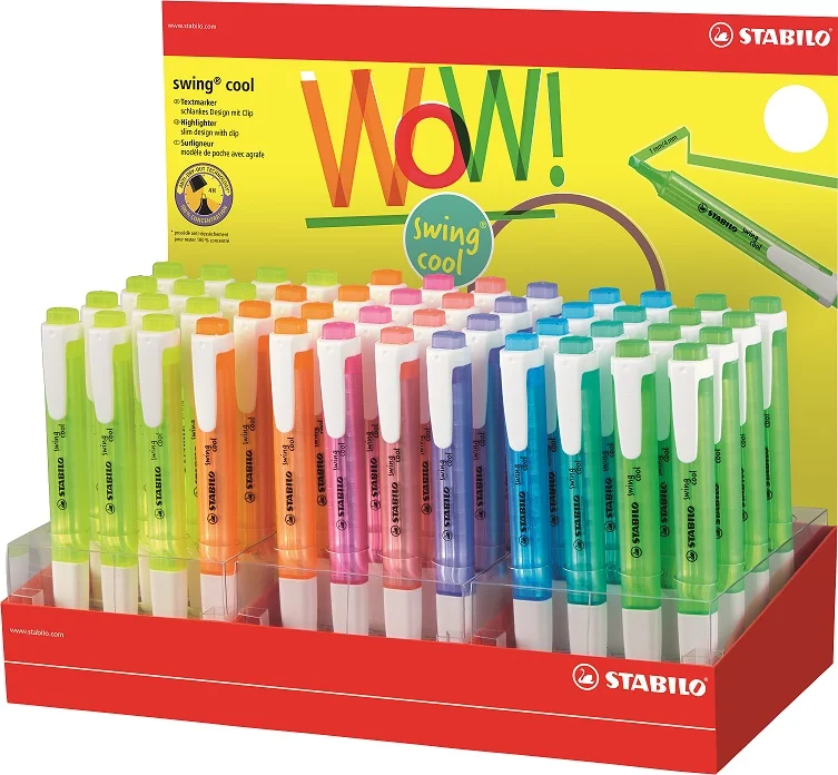 STABILO FOSFORLU KALEM SWING COOL STAND 48 Lİ 275/48-1