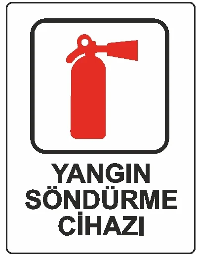 EKSTRAFİX UYARI LEVHASI 204 YUL-404 25x35 CM YANGIN SÖNDÜRME