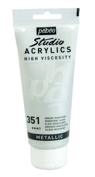PEBEO AKRİLİK BOYA STUDIO 100 ML 832*351 IRIDESCENT SILVER