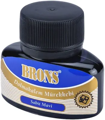 BRONS YAZI MÜREKKEBİ 35 CC ROYAL MAVİ BR-312