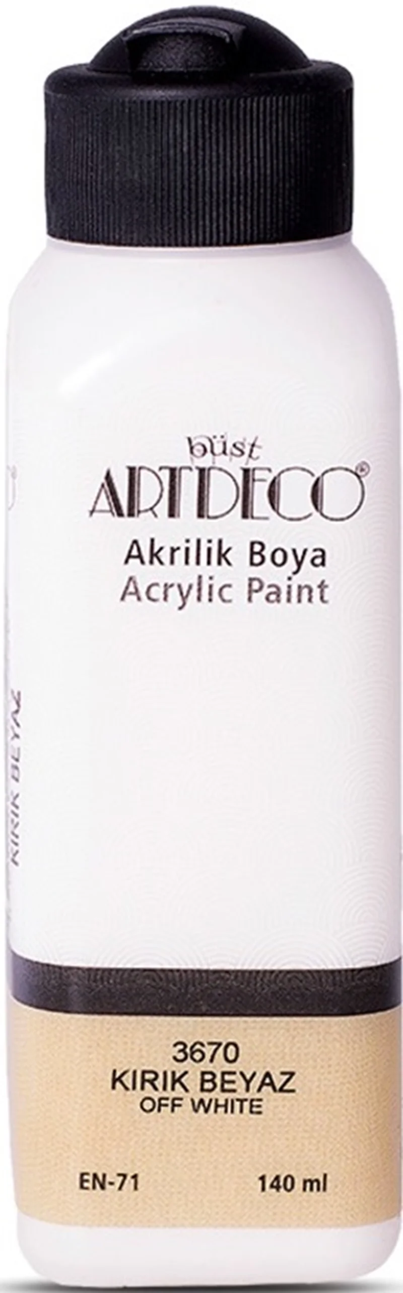 ARTDECO AKRİLİK BOYA 140 ML KIRIK BEYAZ Y-070R3670