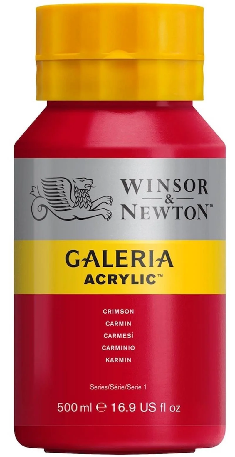 W&amp;N AKRİLİK BOYA GALERIA 500 ML CRIMSON 203 WN-2150203