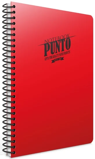 GIPTA DEFTER PUNTO A4 SPİRALLİ PP KAPAK 100 YP. ÇİZGİLİ 6536