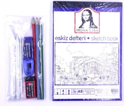 SÜDOR ESKİZ DEFTERİ A5 SET 10 PARÇA SETE01