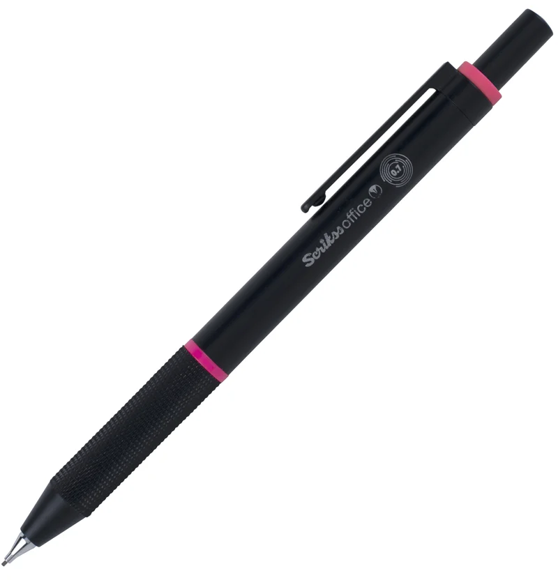 SCRIKSS OFFICE VERSATİL KALEM TWIST 0.7 ŞEFFAF AMBALAJ PEMBE