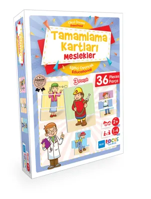 BLUE FOCUS OYUN TAMAMLAMA KARTLARI MESLEKLER BF154