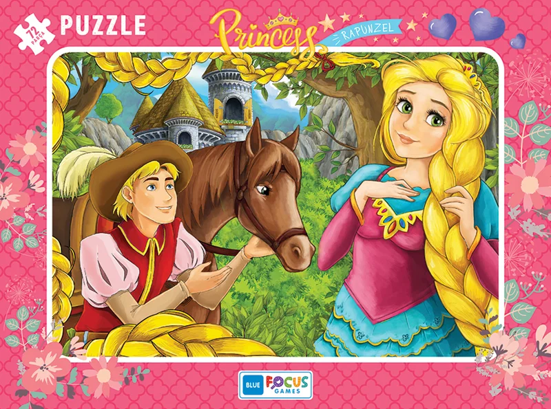 BLUE FOCUS PUZZLE 72 PARÇA PRINCESS RAPUNZEL BF253