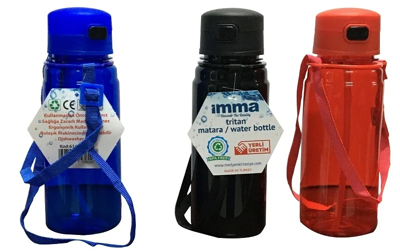 MEDYEN MATARA TRITAN RENKLİ 550 ML 616