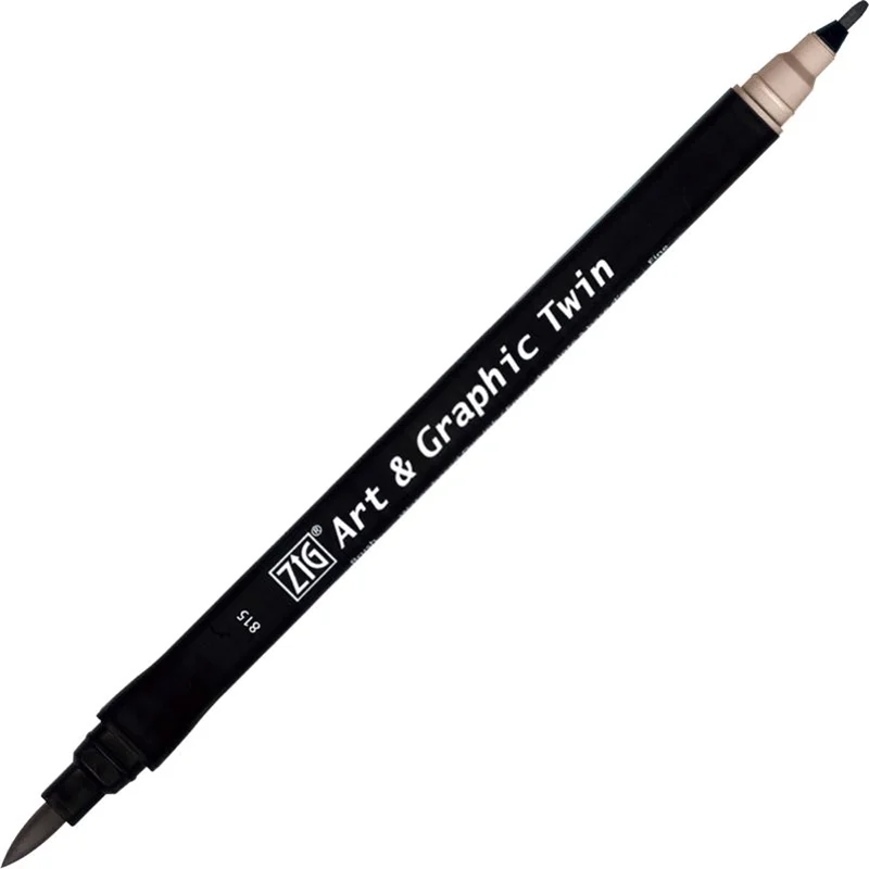 ZIG ART&amp;GRAPHIC TWIN TUT-80 890 NATÜREL GRAY