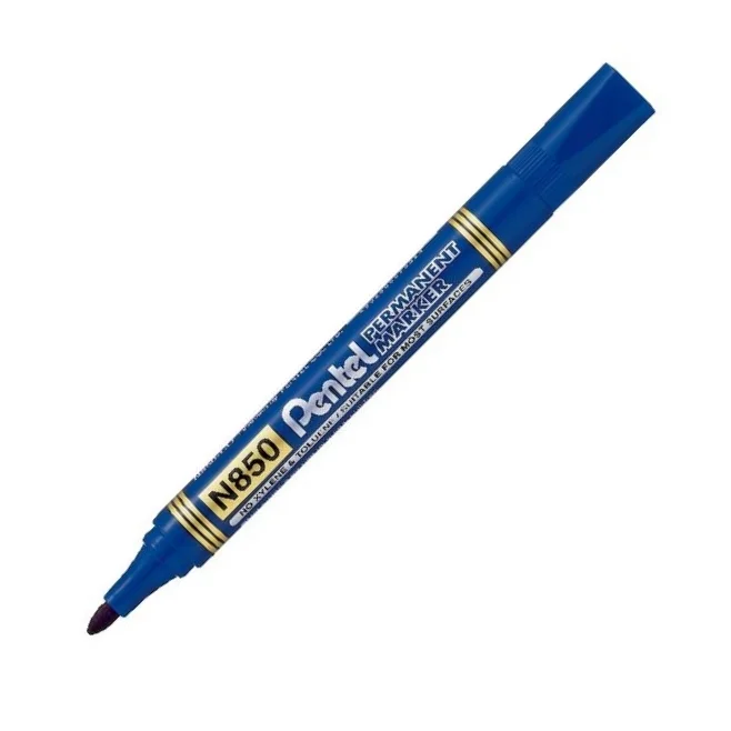 PENTEL PERMANENT MARKÖR N850 YUVARLAK UÇ MAVİ Y N850-C
