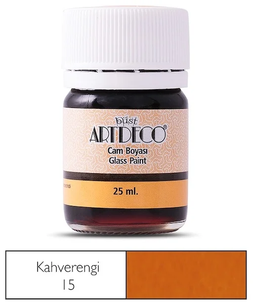 ARTDECO CAM BOYASI 25 ML KAHVERENGİ Y-030A-15